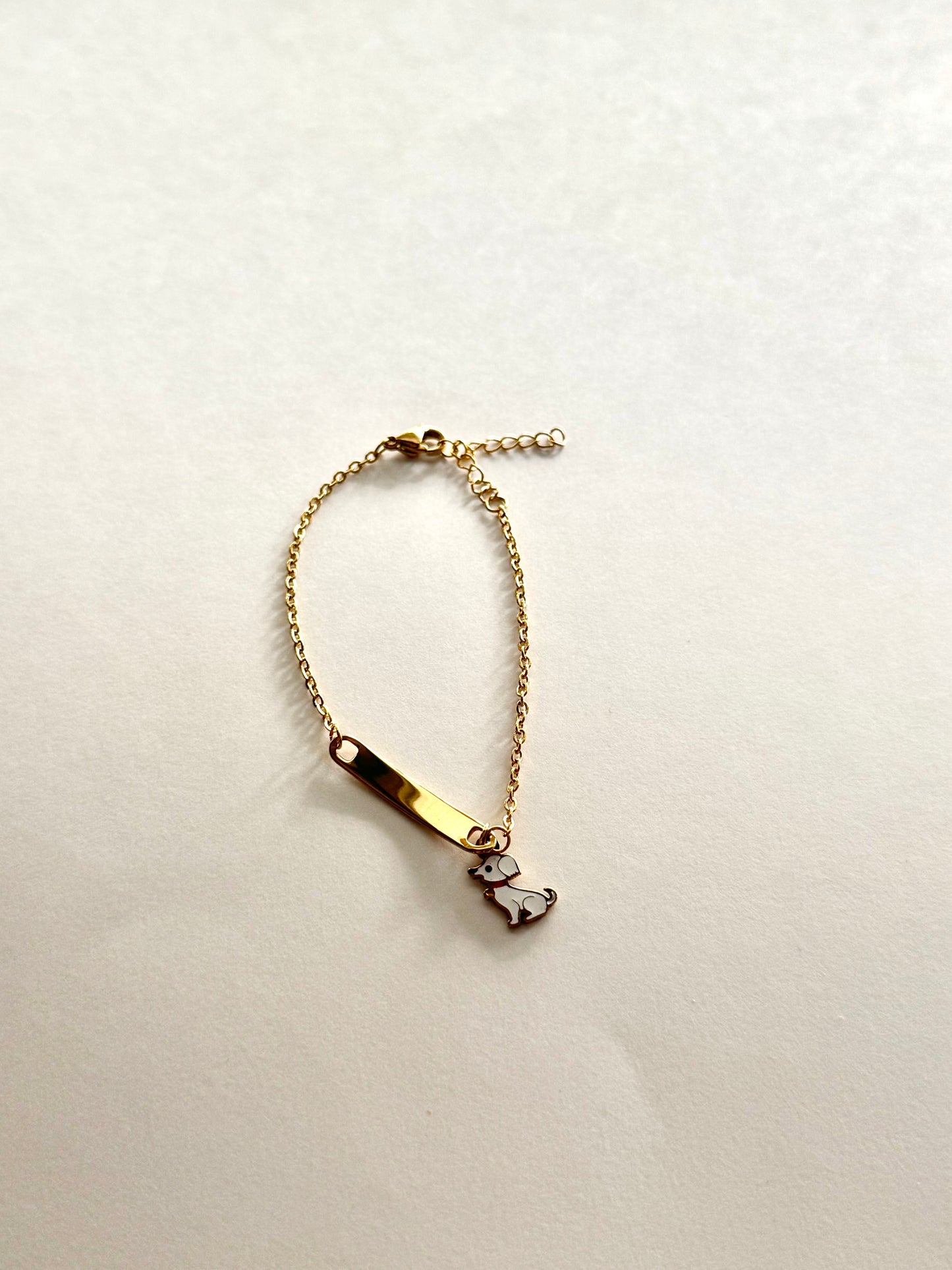 Small White Dog Bracelet
