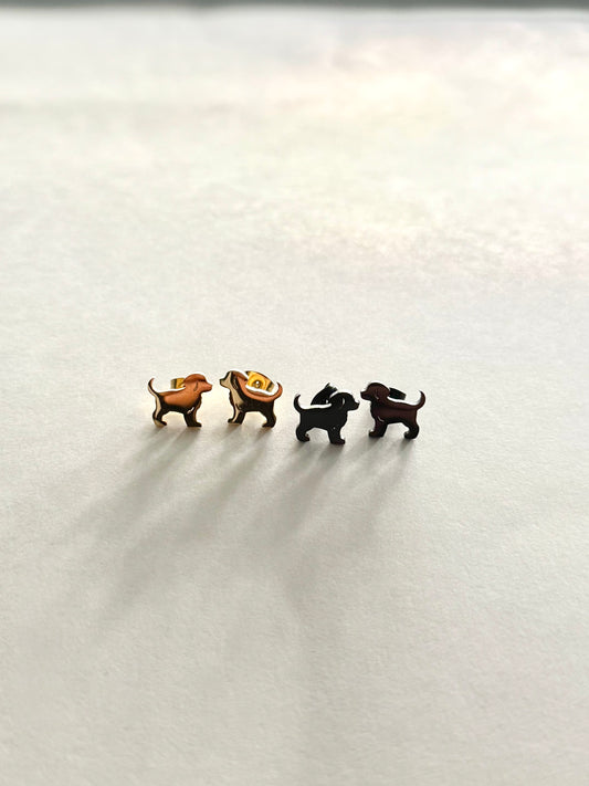 Dog Earring Studs