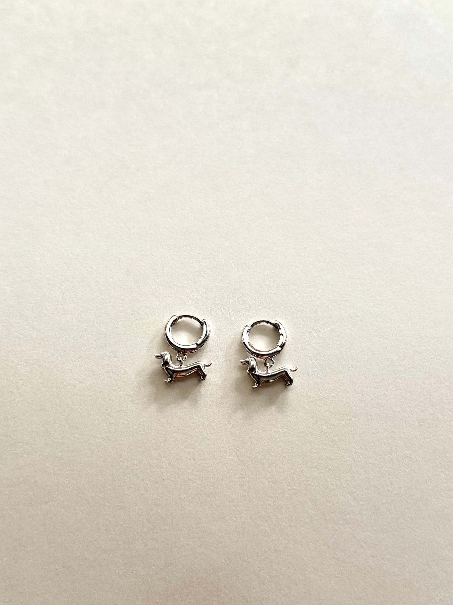 Dachshund Hoop Earrings