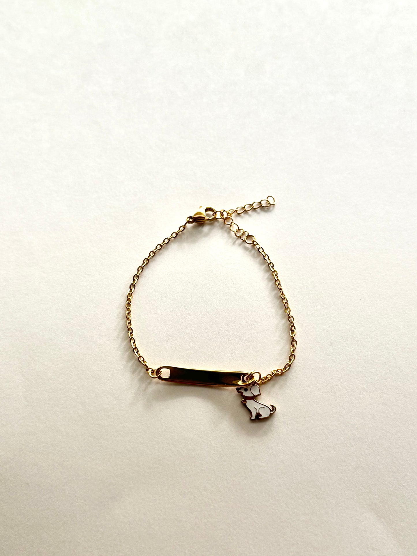 Small White Dog Bracelet