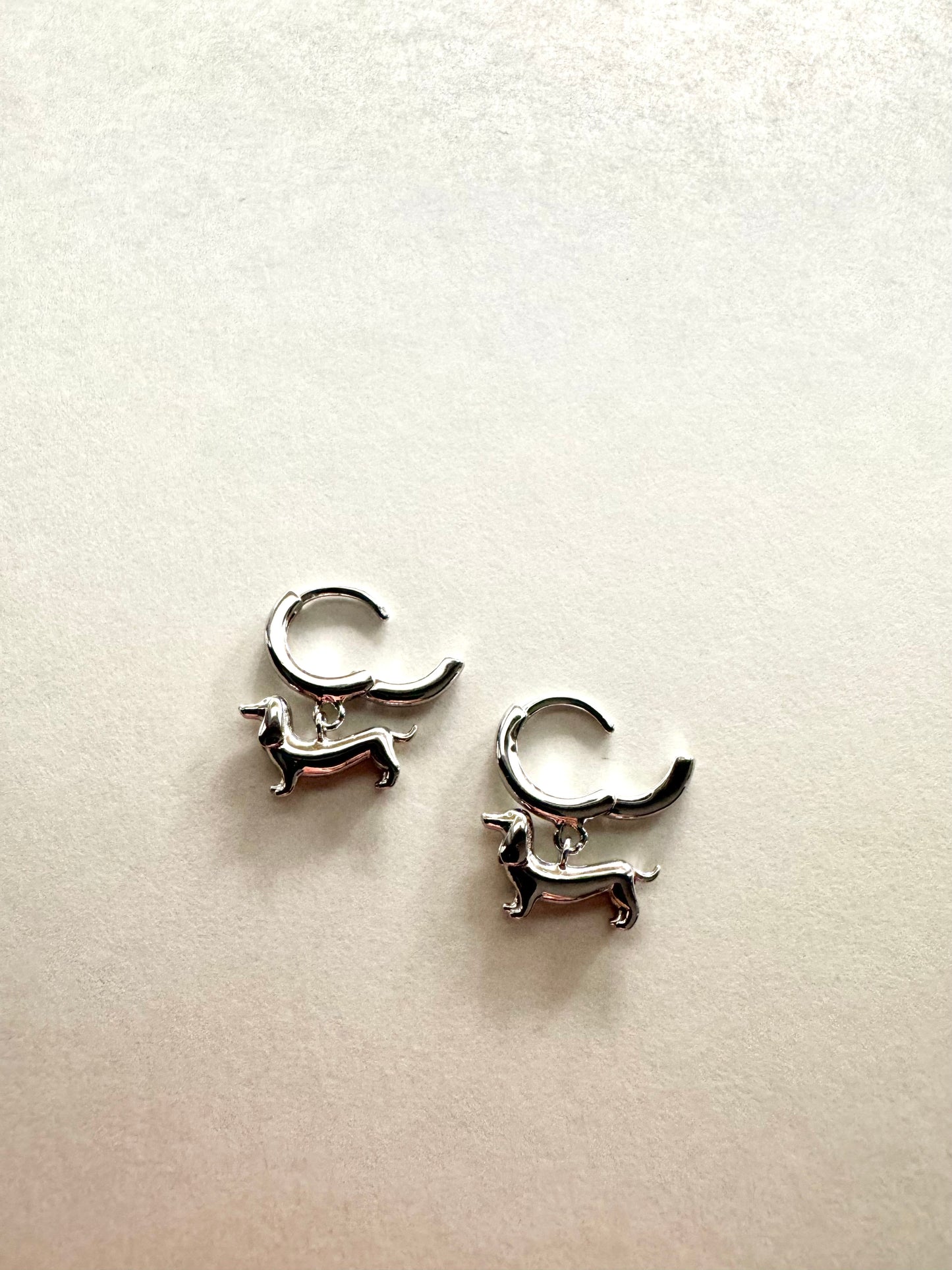 Dachshund Hoop Earrings