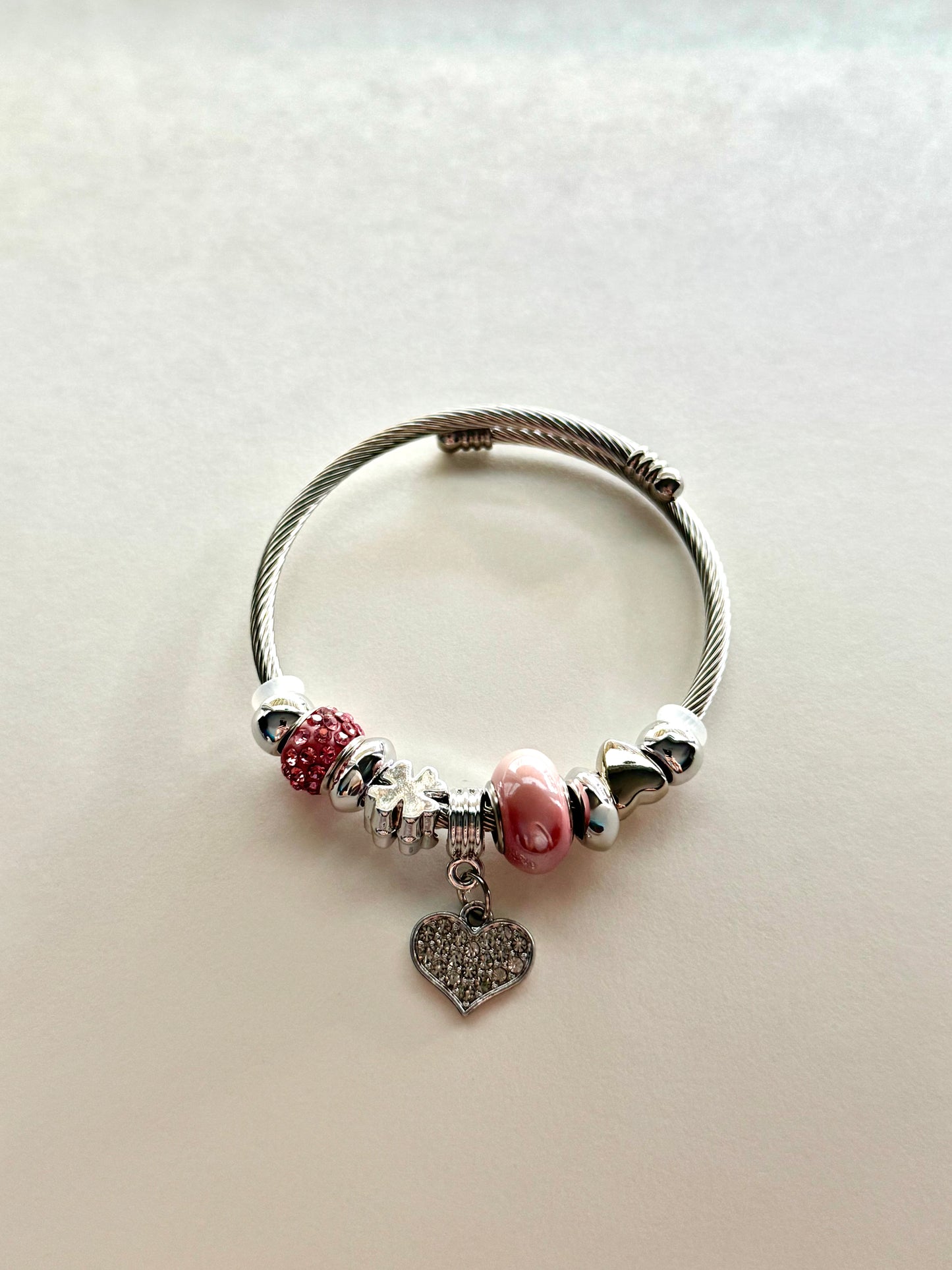 Heart Charm Bracelet