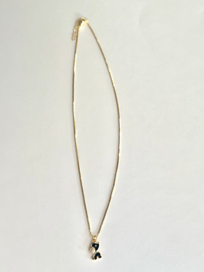 Small Dog Gold Pendant Necklace With Sparkle