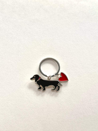 Dachshund Keychain