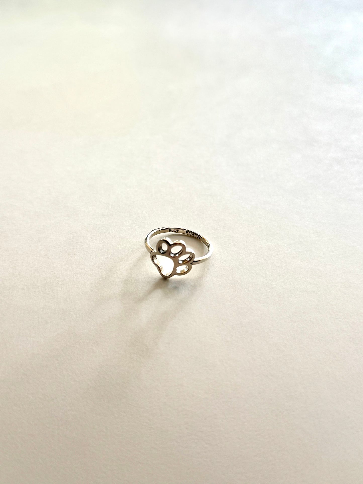 Best Friends Paw Ring
