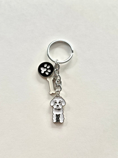 Poodle Bag Pendant/Keychain