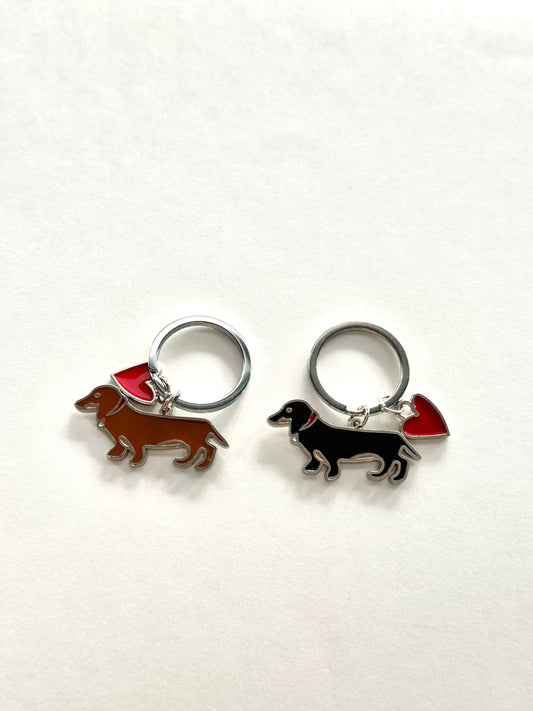 Dachshund Keychain