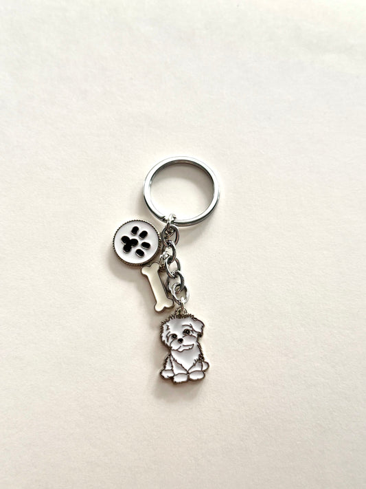 Bichon Bag Pendant/Keychain