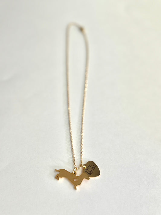 Dachshund Dog Mom Necklace